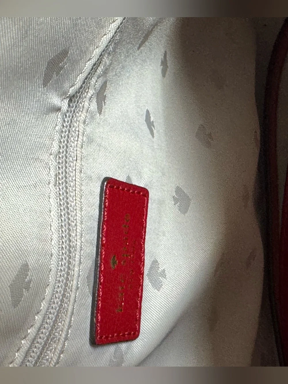 kate spade Red Dome-Shape Leather Tote - Picture 8 of 8